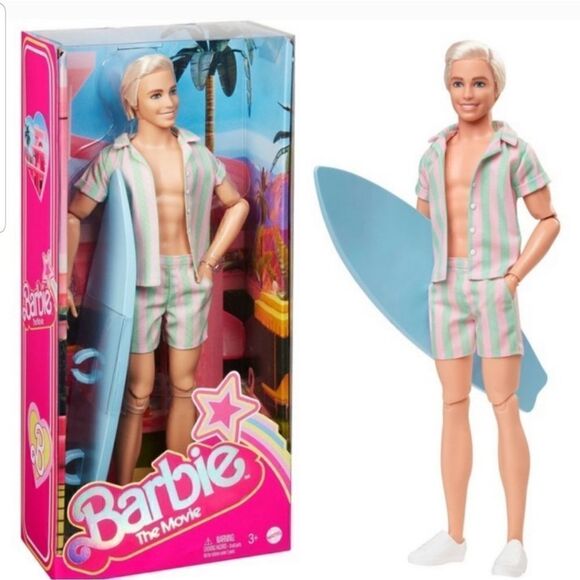 Barbie The Movie the album Vinyl Ken, Barbie Doll Set + 2 hotwheel UNOPENED New - Picture 5 of 16